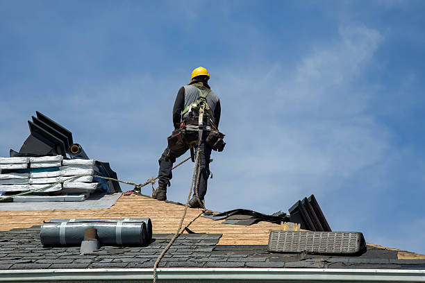 Professional Gutter Installation technician working in Starke, FL